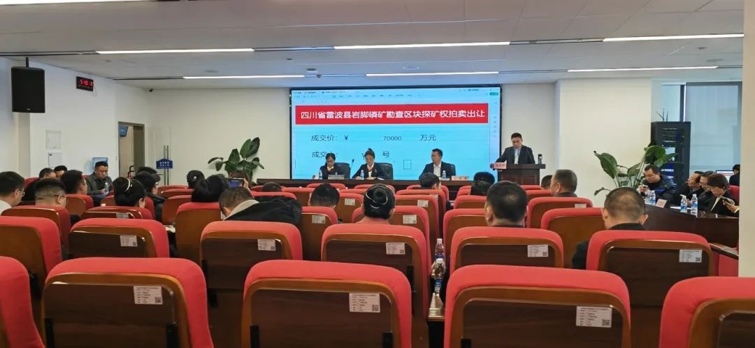 四川省矿业权出让喜迎“开门红”(图1)